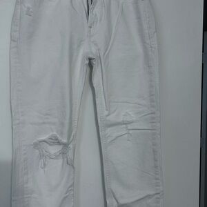 GAP Women's White Distressed Jeans NWOT